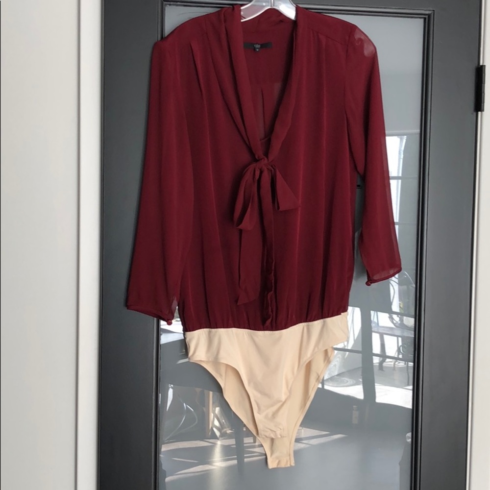 Tibi silk onesie blouse